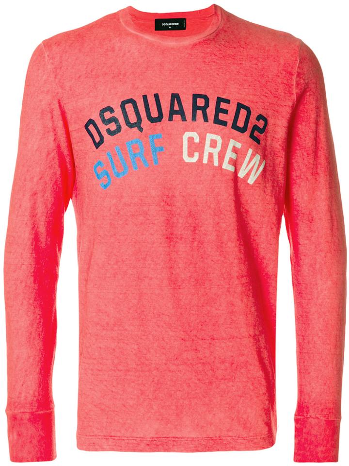 Dsquared2 Surf Crew Logo T-shirt