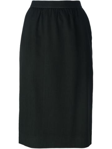 Guy Laroche Vintage Straight Fit Skirt, Women's, Size: 36, Green