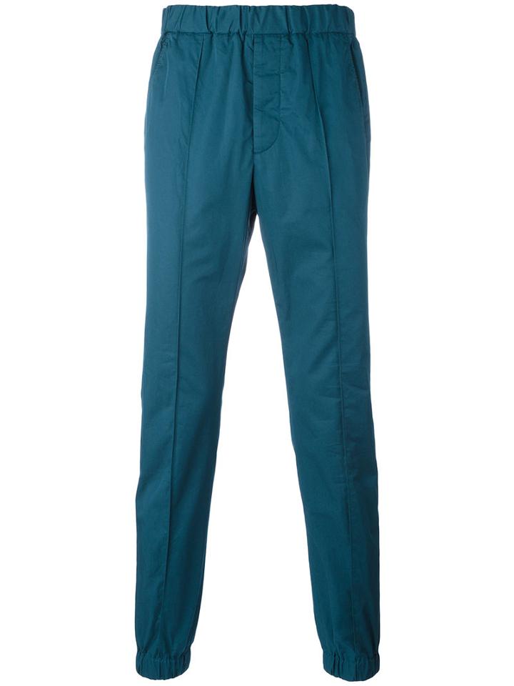 Marni - Ankle Cuff Chino Trousers - Men - Cotton - 46, Blue, Cotton
