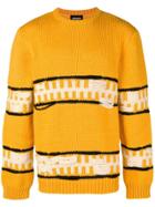 Calvin Klein 205w39nyc Knitted Jumper - Yellow & Orange
