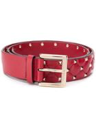 Valentino Valentino Garavani Rockstud Quilted Belt - Red
