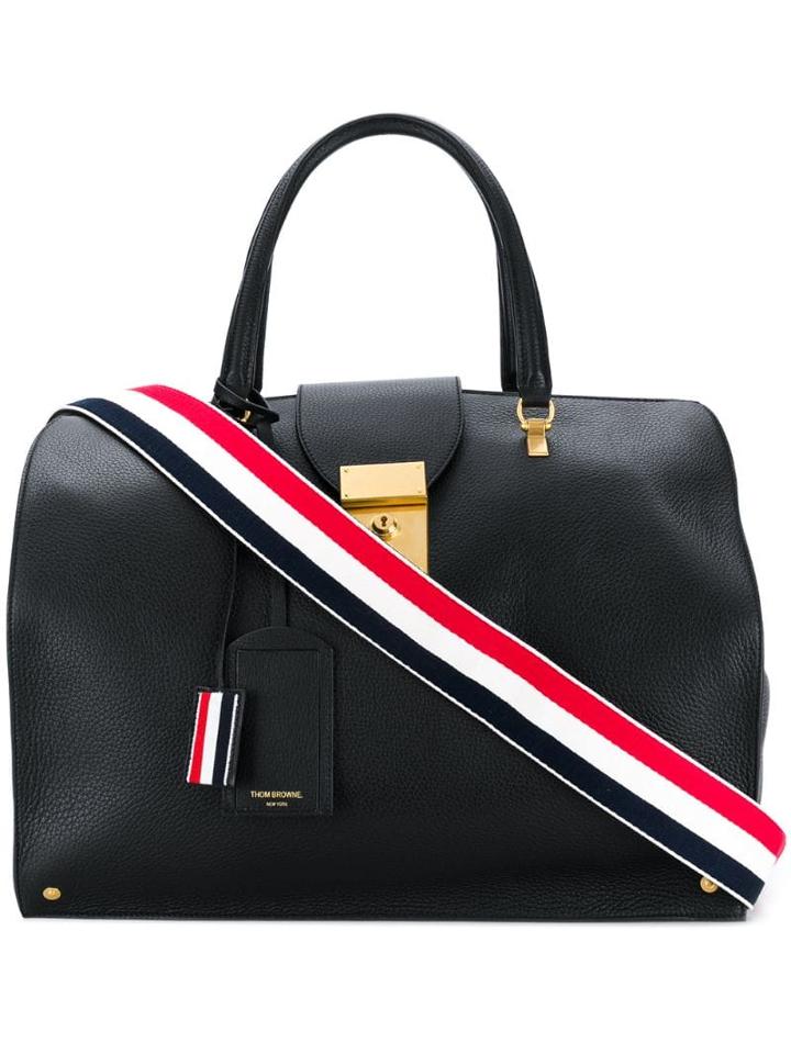 Thom Browne Soft Deerskin Mr. Thom Bag - Black