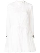 Zadig & Voltaire Embroidered Short Dress - White
