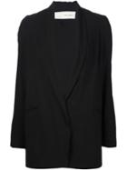 Isabel Benenato Shawl Collar Blazer, Women's, Size: 40, Black, Cotton/spandex/elastane/acetate/wool
