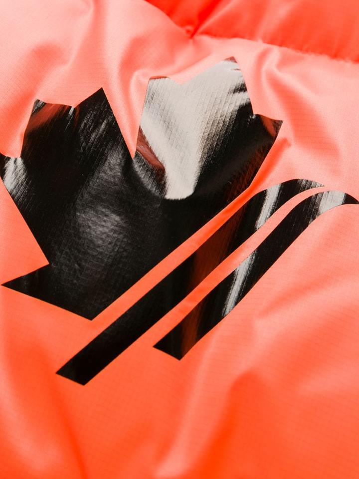 Dsquared2 Arctic Rave Puffer Coat - Orange