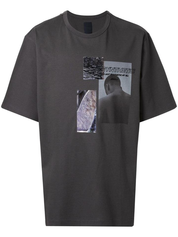 Juun.j Abstract Pattern T-shirt - Grey