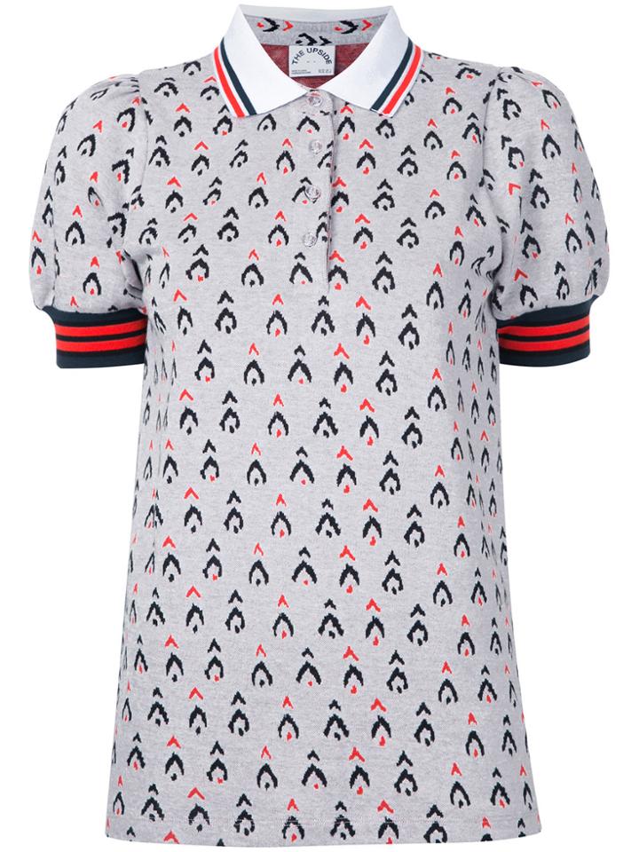 The Upside Witch Mountain Becker Polo Top - Grey