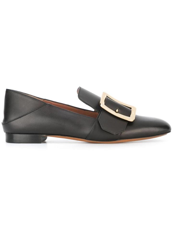 Bally Buckle Loafers - Black