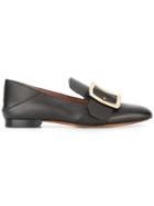 Bally Buckle Loafers - Black