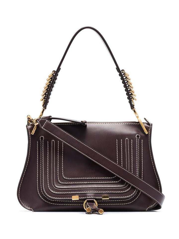 Chloé Medium Marcie Shoulder Bag - Brown