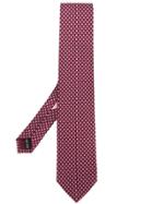Salvatore Ferragamo Ladybird Print Tie - Pink & Purple