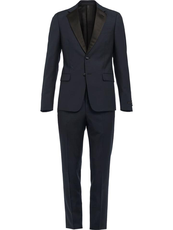 Prada Single-breasted Tuxedo - Blue