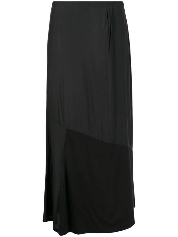 Yohji Yamamoto Pre-owned 1990's Panelled Midi Skirt - Black