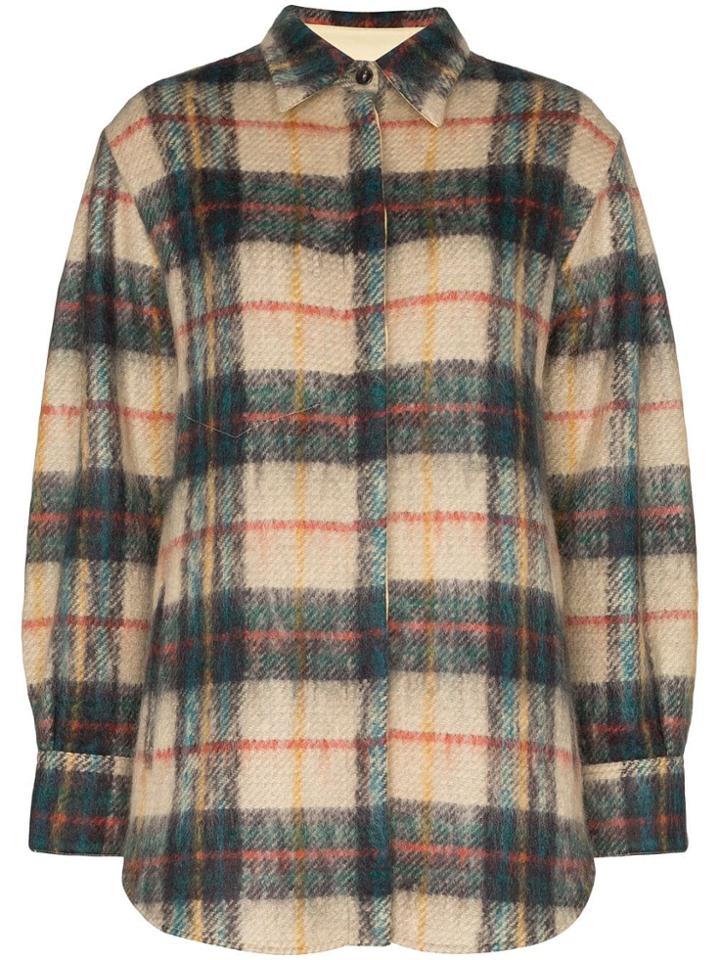 Samuel Gui Yang Tartan Print Shirt - Multicoloured