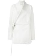 Damir Doma 'chagall' Coat, Women's, Size: Medium, White, Cotton/polyamide/virgin Wool