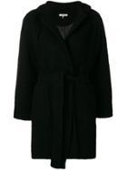 Ganni Belted Coat - Black