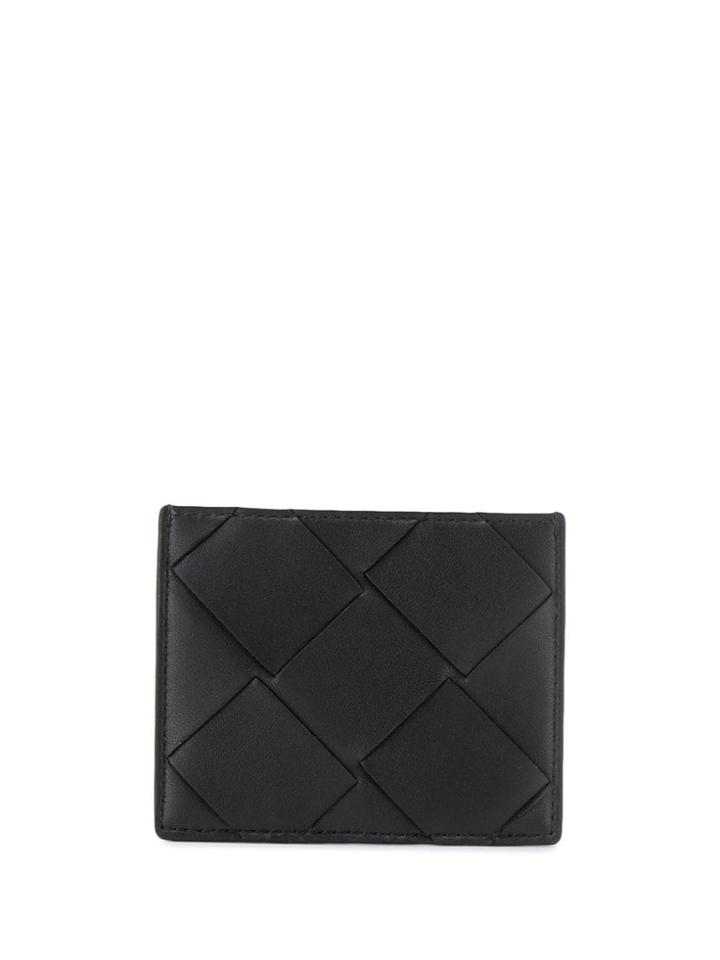 Bottega Veneta Macro-intrecciato Cardholder - Black