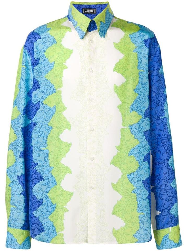 Versace Pre-owned Medusa-print Shirt - White