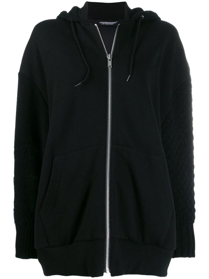 Undercover Oversized Hooded Sweatshirt - Black