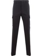Stella Mccartney Fitted Cargo Trousers - Blue