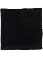Officine Generale Classic Scarf, Men's, Black, Cashmere/merino