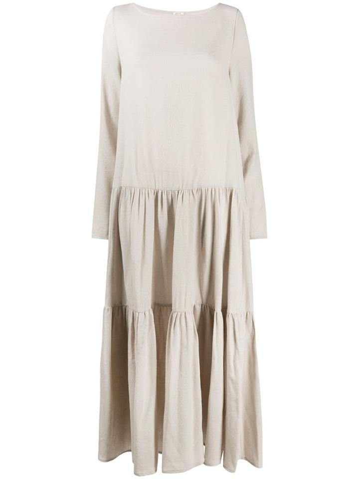 Apuntob Tiered Relaxed-fit Dress - Neutrals