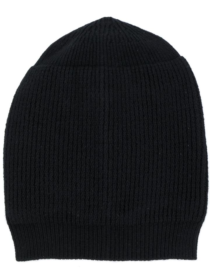 Rick Owens Classic Beanie - Black