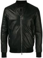 Barba Classic Zipped Jacket - Black