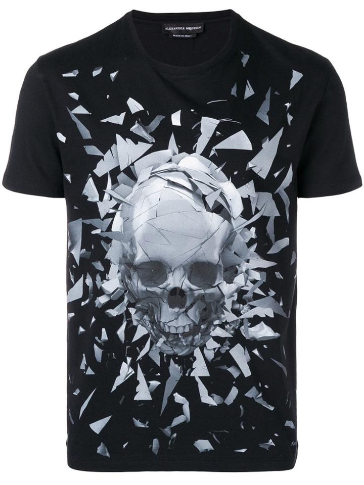 Alexander Mcqueen Graphic Print T-shirt - Black