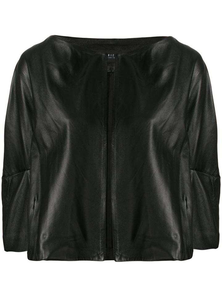 Federica Tosi Cropped Jacket - Black