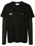 Heliot Emil Industrial Two Layered T-shirt - Black