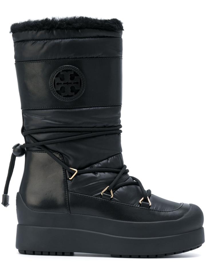 Tory Burch Cliff Boots - Black