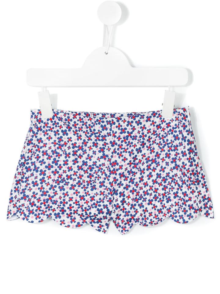 Il Gufo - Floral Print Shorts - Kids - Cotton/spandex/elastane - 10 Yrs, White