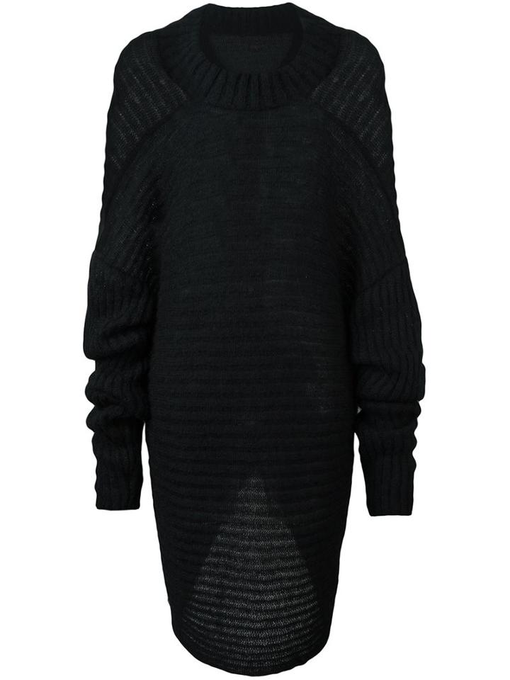 A.f.vandevorst Oversize Jumper, Women's, Size: 36, Black, Polyamide/mohair/wool