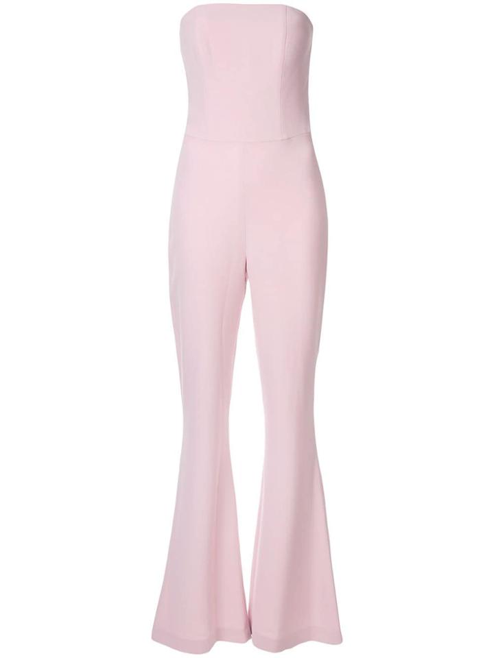 Isabel Sanchis Skinny Flare Jumpsuit - Pink