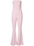 Isabel Sanchis Skinny Flare Jumpsuit - Pink