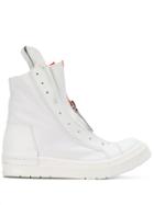 Cinzia Araia High Top Panelled Sneakers - White