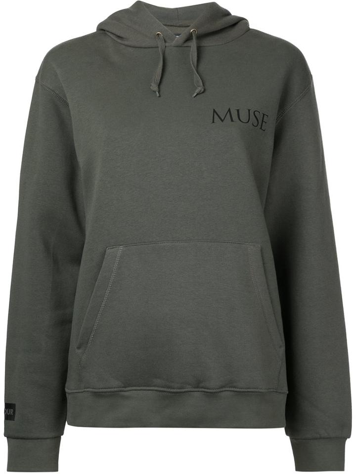 Premier Amour - Muse Hoodie - Women - Cotton/polyester - M, Green, Cotton/polyester