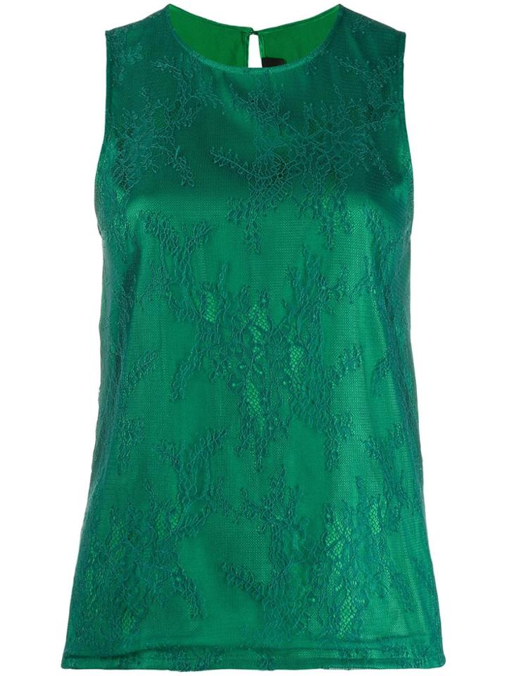Styland Straight Fit Tank Top - Green