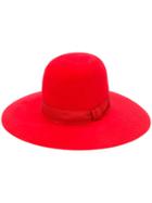 Dolce & Gabbana Wide-brim Sun Hat - Red