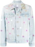 Sjyp Star Spangle Denim Jacket - Blue