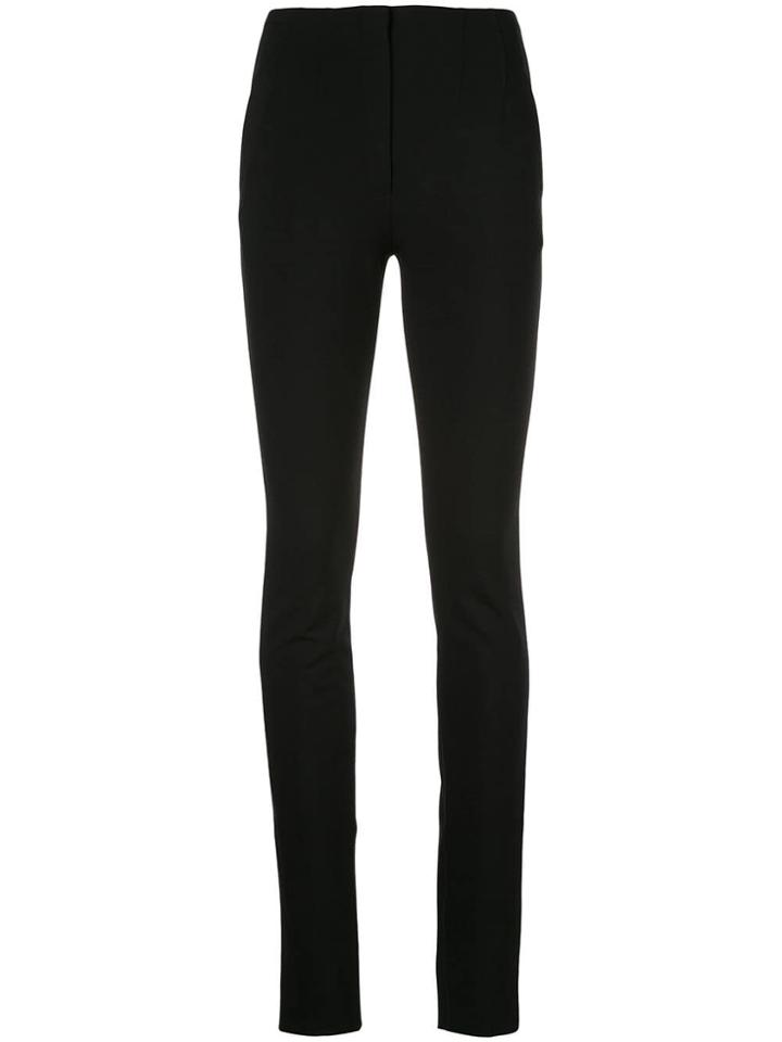 The Row Corso Skinny-fit Trousers - Black