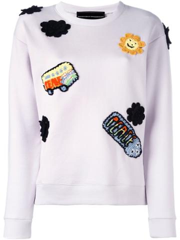 Michaela Buerger Patched Sweatshirt