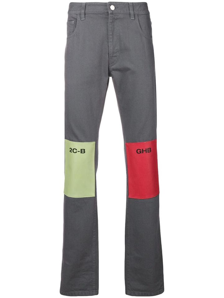 Raf Simons Knee Patch Jeans - Grey