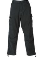 White Mountaineering Cargo Trousers, Men's, Size: 2, Grey, Cotton/polyester/polyurethane/rayon