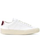 Maison Margiela Sprayed Heel Low Top Sneakers - White