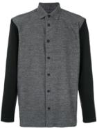 Issey Miyake Contrast Sleeve Shirt - Grey