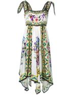 Dolce & Gabbana Floral Panel Dress - Multicolour
