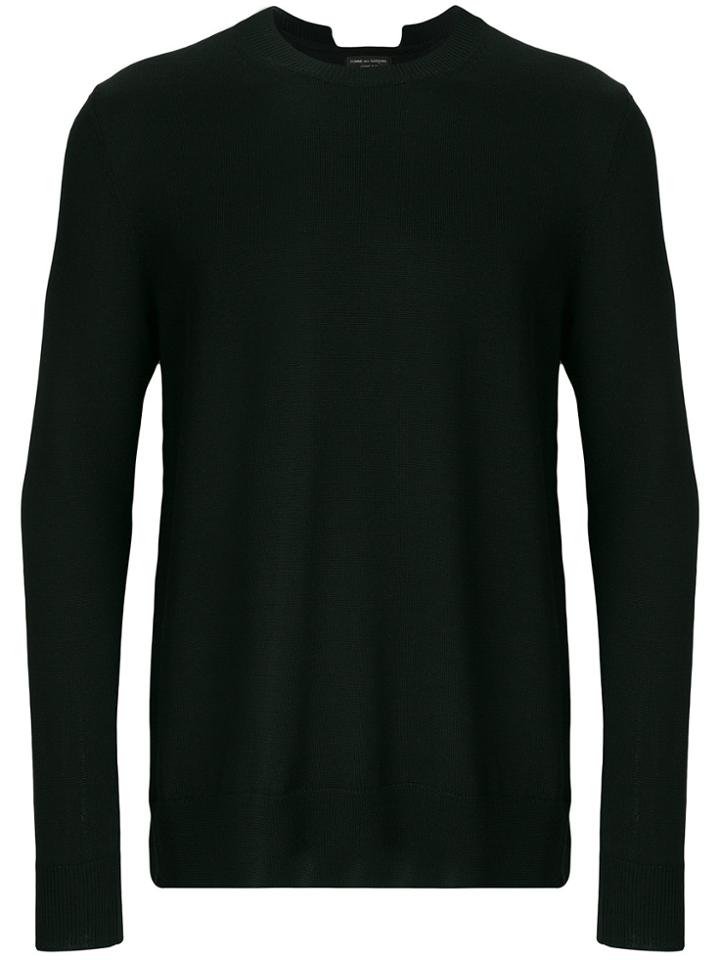 Comme Des Garçons Homme Plus Back Panel Jumper - Black