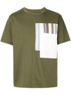 Coohem Summer Stripe Patch T-shirt - Green